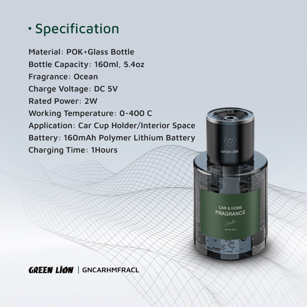 Green Lion Car And Home Fragrance - Clear