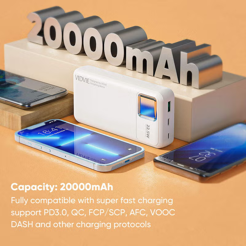 High-Capacity PB768 Power Bank with 20,000mAh for All Your Devices